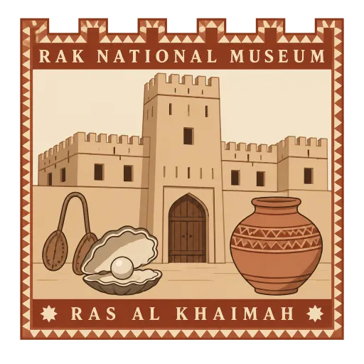 National Museum of Ras Al Khaimah travel stamp