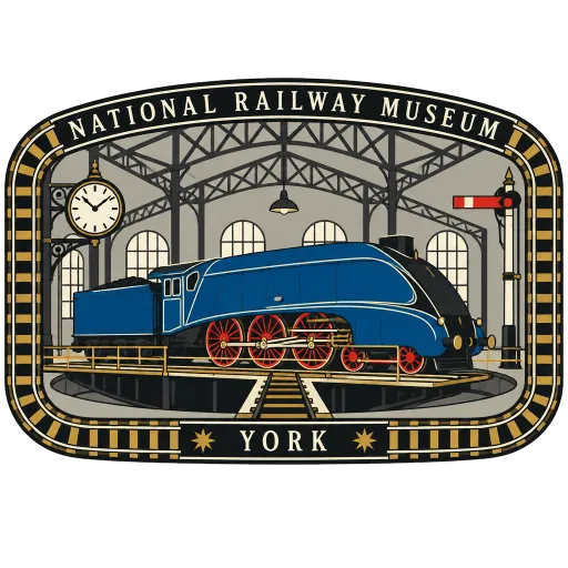 National Railway Museum travel stamp