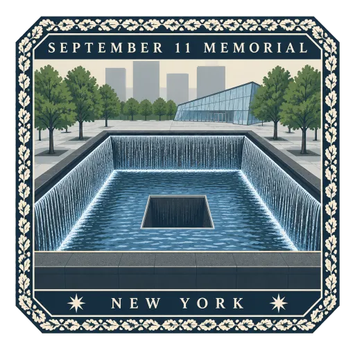 National September 11 Memorial & Museum travel stamp