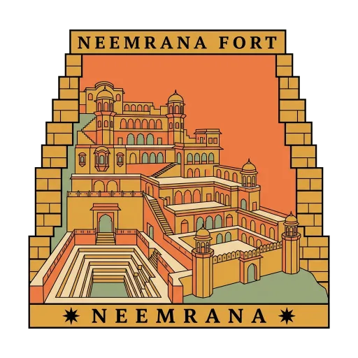 Neemrana Fort travel stamp