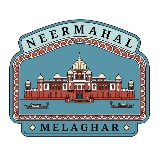 Neermahal travel stamp