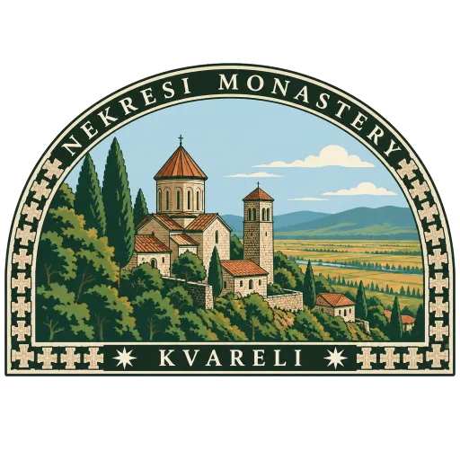 Nekresi Monastery travel stamp