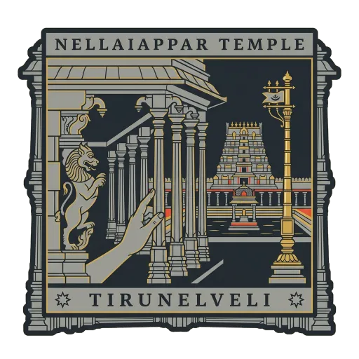 Nellaiappar Temple travel stamp