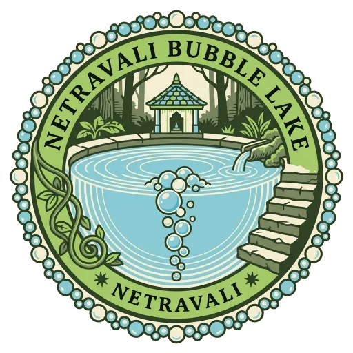 Netravali Bubble Lake travel stamp