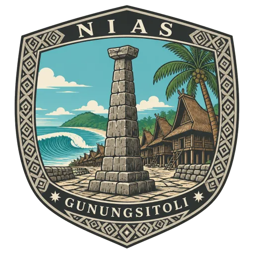 Nias travel stamp