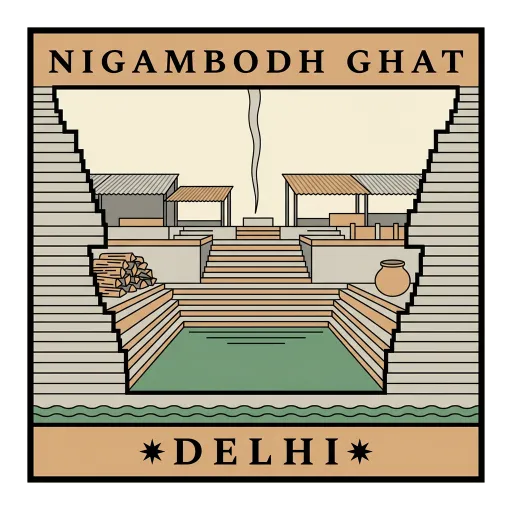 Nigambodh Ghat travel stamp