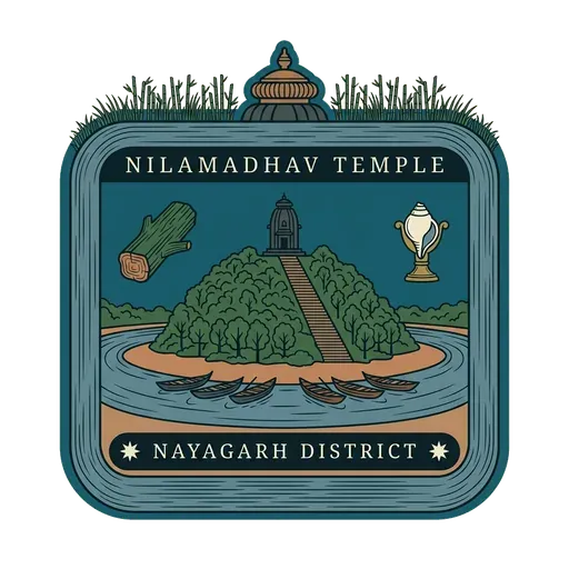 Nilamadhav Temple travel stamp