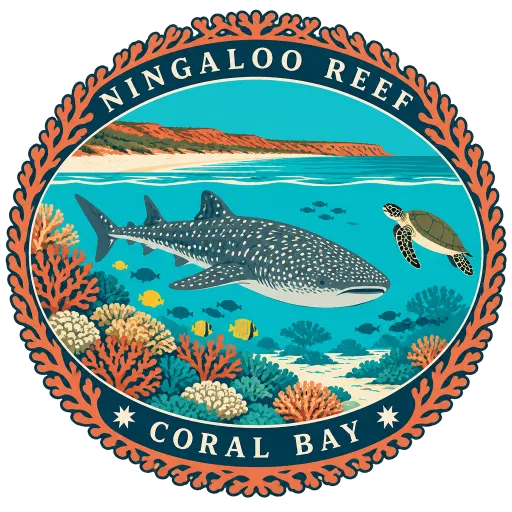 Ningaloo Reef travel stamp