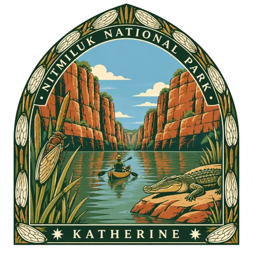 Nitmiluk National Park travel stamp