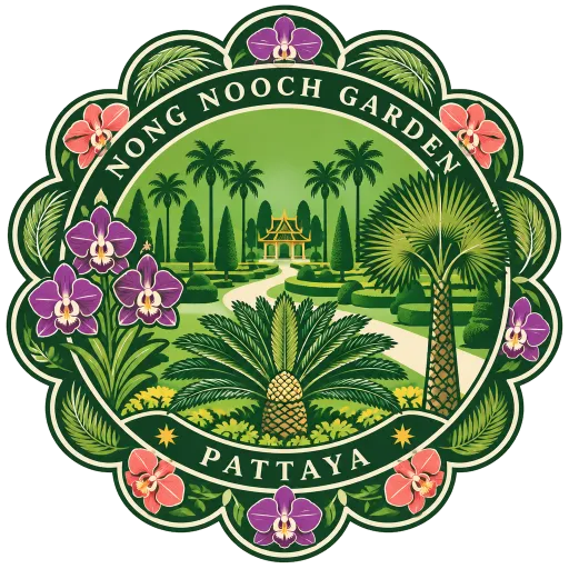 Nong Nooch Tropical Botanical Garden travel stamp