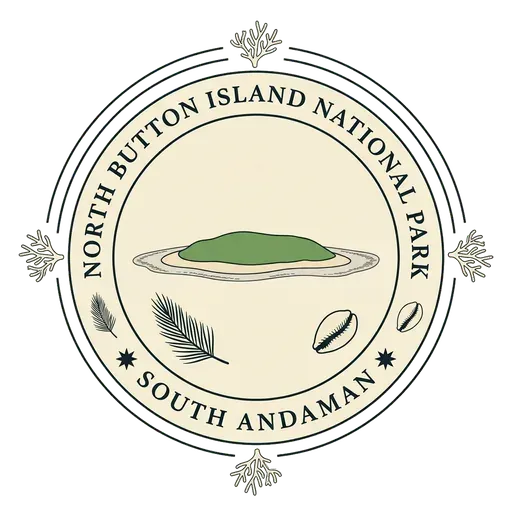 North Button Island National Park travel stamp