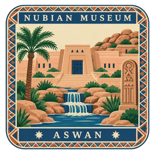 Nubian Museum travel stamp
