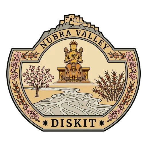 Nubra Valley travel stamp