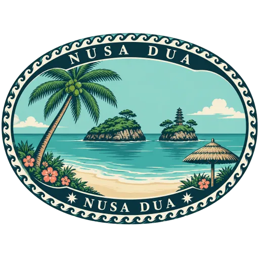 Nusa Dua travel stamp