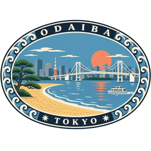Odaiba travel stamp
