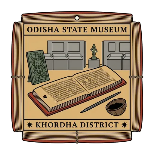 Odisha State Museum travel stamp