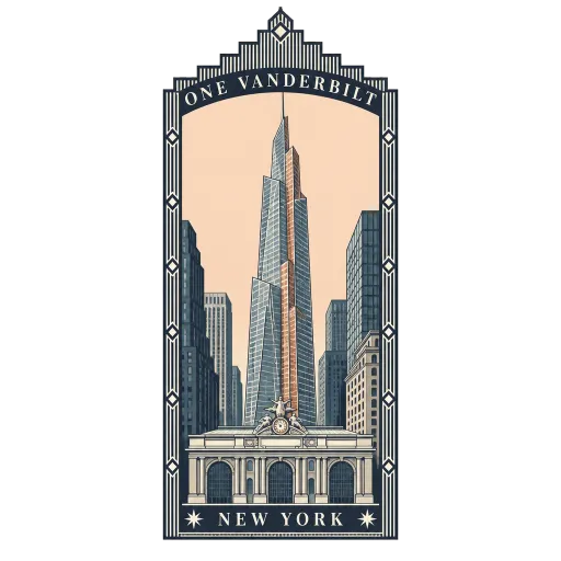 One Vanderbilt travel stamp