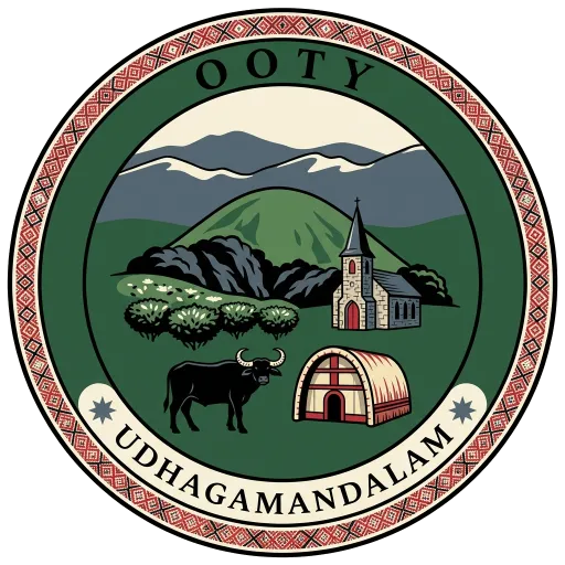 Ooty travel stamp