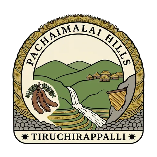 Pachaimalai Hills travel stamp