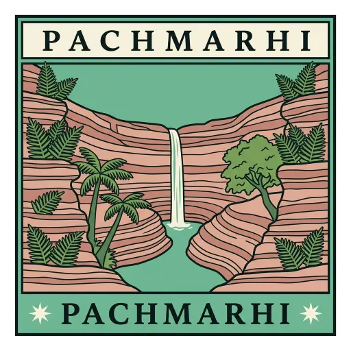Pachmarhi travel stamp