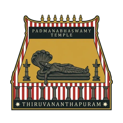Padmanabhaswamy Temple travel stamp