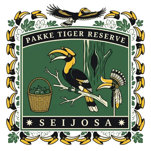 Pakke Tiger Reserve travel stamp