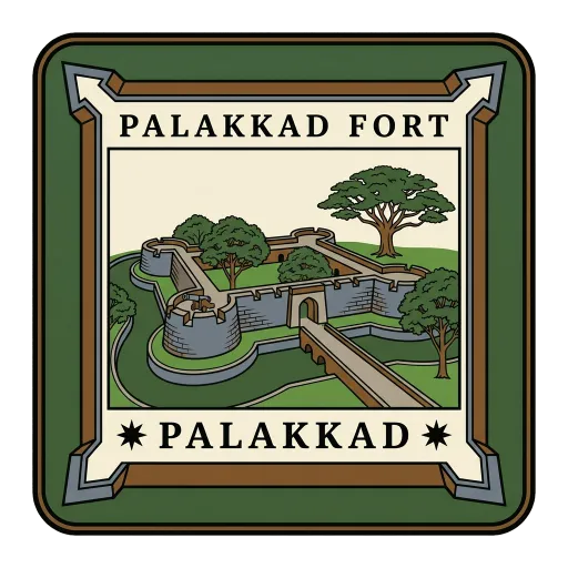 Palakkad Fort travel stamp