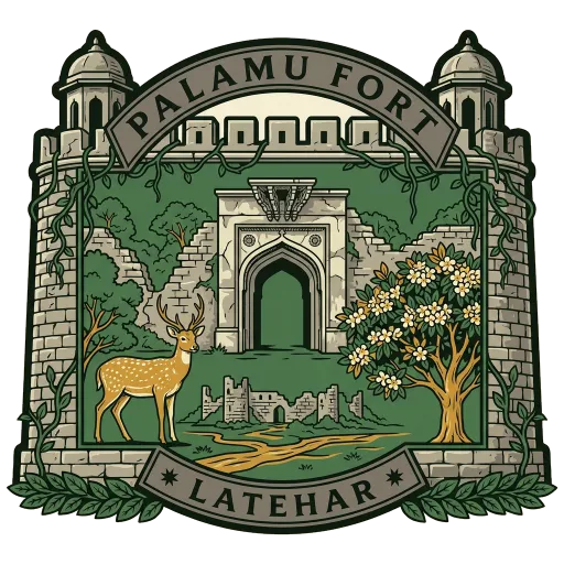 Palamu Fort travel stamp