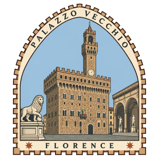 Palazzo Vecchio travel stamp