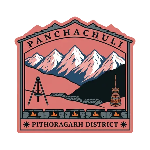 Panchachuli travel stamp