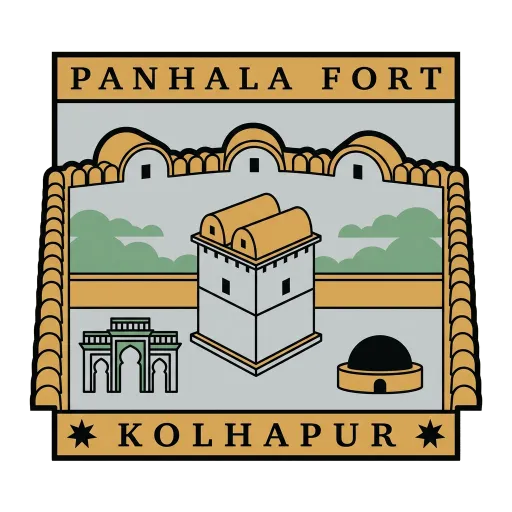 Panhala Fort travel stamp