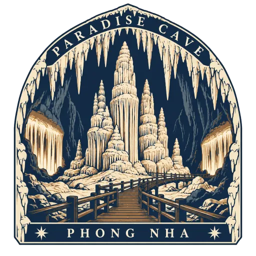 Paradise Cave travel stamp