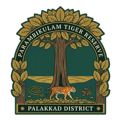 Parambikulam Tiger Reserve travel stamp