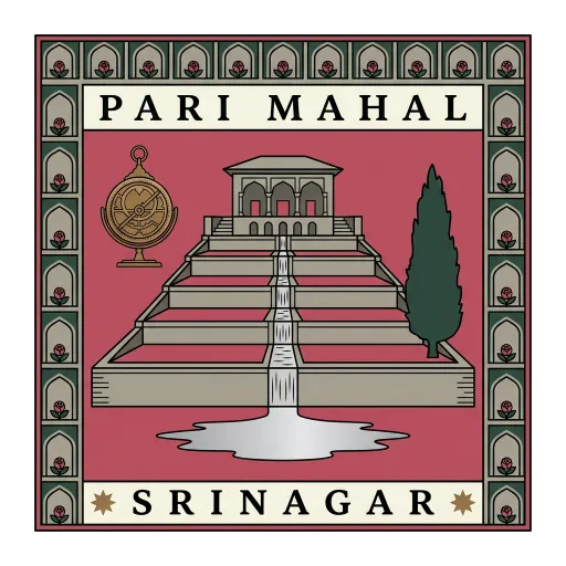 Pari Mahal travel stamp