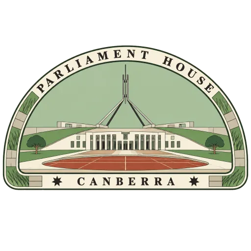 Parliament House travel stamp