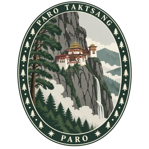 Paro Taktsang travel stamp