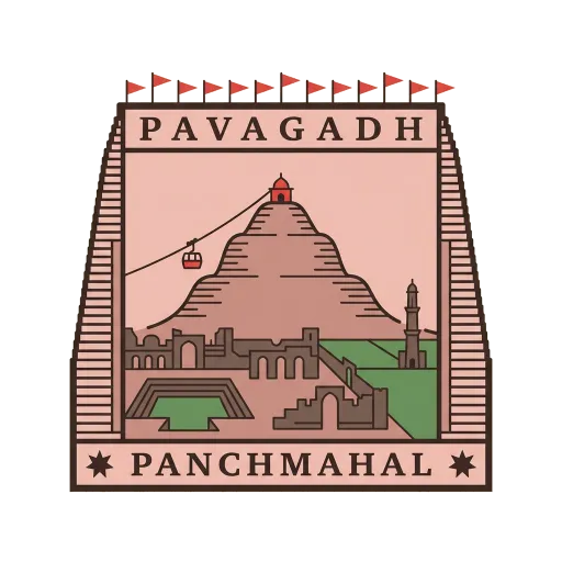Pavagadh travel stamp