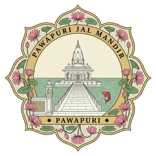 Pawapuri Jal Mandir travel stamp