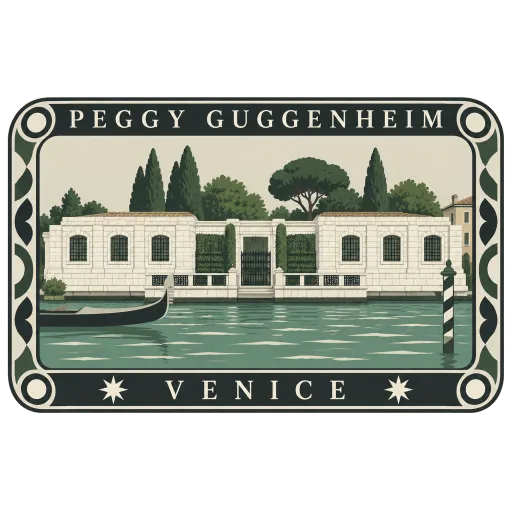 Peggy Guggenheim Collection travel stamp