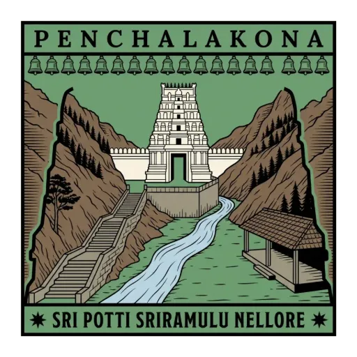Penchalakona travel stamp