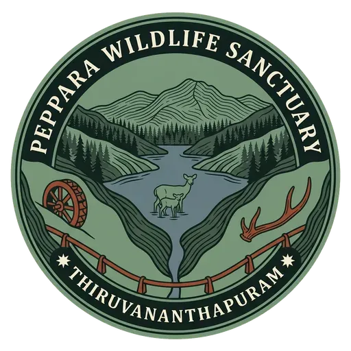Peppara Wildlife Sanctuary travel stamp
