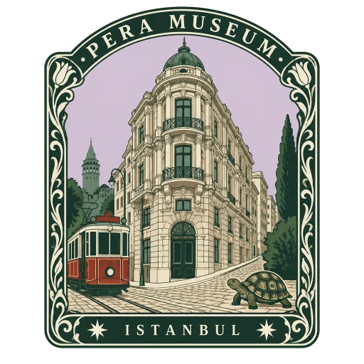 Pera Museum travel stamp