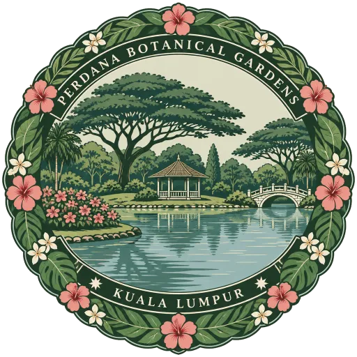 Perdana Botanical Gardens travel stamp