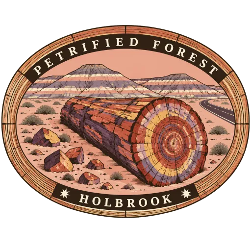 Petrified Forest National Park travel stamp