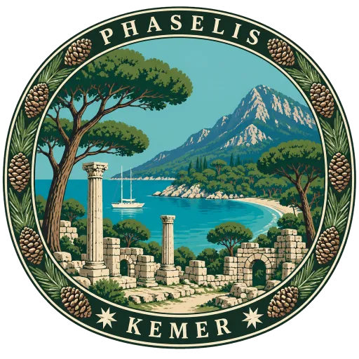 Phaselis travel stamp