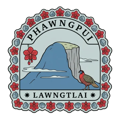 Phawngpui travel stamp