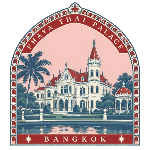 Phaya Thai Palace travel stamp