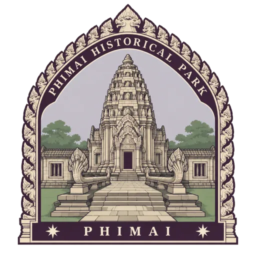 Phimai Historical Park travel stamp