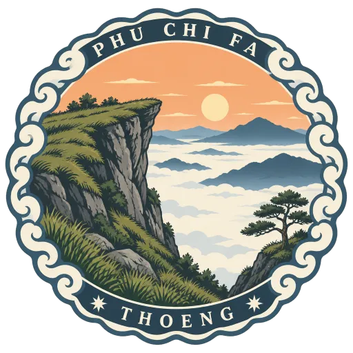 Phu Chi Fa travel stamp