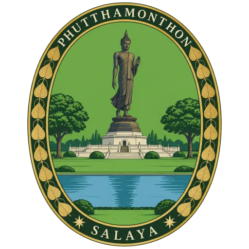 Phutthamonthon travel stamp